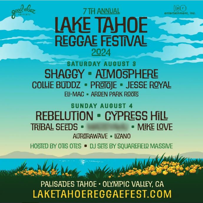 Album cover: Lake Tahoe Reggae Festival 2024